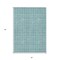 Homeroots 5' X 8' Teal Blue And Gray Geometric Washable Indoor Outdoor Area Rug 595602 - alternate 9