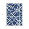 Homeroots 9' X 12' Navy Blue And Ivory Geometric Washable Indoor Outdoor Area Rug 600478 - alternate 9