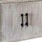 Homeroots 79in White Distressed Solid Wood Paneled Four Drawer Sideboard with Four Doors 634327 - alternate 10