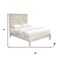 Homeroots Three Piece Gray Solid Wood Bedroom Set 643648 - alternate 9