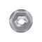 Auveco Thread Cutting Nut 4mm Stud Size - Zinc, 100PK 12115 - alternate 2