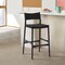 Armen Living Erie Black Woven Paper Cord and Wood Counter Stool LCERBABLK26 - alternate 8