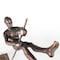 Homeroots 15" Bronze Resin Pole Vaulting Man Tabletop Sculpture 574076 - alternate 1