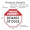 Signmission Private Property Beware of Dogs, 10 Inch X 10 Inch, Aluminum Metal Signs OC-A-10-138 - alternate 6