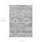 Homeroots 3' X 5' Silver Gray And Charcoal Southwestern Washable Indoor Outdoor Area Rug 588726 - alternate 9