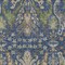 Homeroots 9' X 12' Navy Blue Green And Brown Floral Washable Indoor Outdoor Area Rug 605293 - alternate 9