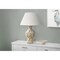 Monarch Specialties Lighting, 28"h, Table Lamp, Beige Resin, Ivory / Cream Shade, Contemporary, Modern I 9934 - alternate 3