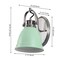 Jonathan Y Phineas 7" 1-Light Adjustable Farmhouse Bohemian Iron LED Vanity Light, Mint Green/Nickel JYL1114C - alternate 13