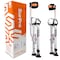 Surpro Single-Sided Drywall Stilts, Aluminum Base, 21 in - 31 in Height, QuadLock Contractor-Grade Stilts S1X-A-2131 - alternate 1