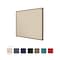 Ghent Impression Fabric Bulletin Board, Walnut Modern Frame, 2'H x 3'W, Red IMM23WNF98 - alternate 1
