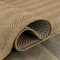 World Rug Gallery Herringbone Stripe Reversible Jute-Look Indoor/Outdoor Rug 2 ft x 7 ft Natural WR185NATURAL2X7 - alternate 7