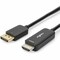Rocstor Premium 6ft 1.8m DisplayPort to HDMI Active Cable Adapter Converter M/M - DP w/ Latches to Y10C127-B2 - alternate 5