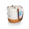 Picnic Time Family Of Brands NCAA North Carolina Tar Heels Coronado Canvas and Willow Basket Tote - Picnic Bag 203-00-187-414-0 - alternate 2