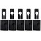 Nahanco Size Dividers for Clothing Racks, Rectangular - Black/Blank Kit of 50, 50PK QSDBBLANK50 - alternate 3