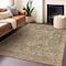 Homeroots 10' X 14' Fern Green Medallion Washable Indoor Outdoor Area Rug 608027 - alternate 9