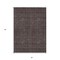 Homeroots 3' X 5' Chocolate And Black Geometric Washable Indoor Outdoor Area Rug 595541 - alternate 9