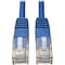 Tripp Lite Cat5e Cable, Molded, RJ45 M/M, Blue, 30ft N002-030-BL - alternate 1