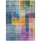 Homeroots 3' X 5' Blue Green And Purple Abstract Washable Indoor Outdoor Area Rug 604282 - alternate 9
