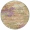 Homeroots 8' Beige Green And Purple Round Abstract Washable Indoor Outdoor Area Rug 630755 - alternate 7