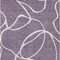 Homeroots 8' X 10' Purple And Ivory Abstract Washable Indoor Outdoor Area Rug 597514 - alternate 9