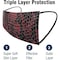 Wecare Kids Disposable Face Mask, 3, Snake Skin Print, Kids, 50 PK WMN100105 - alternate 10