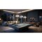 Z-Lite Melange Matte Black 3 Light Billiard 725-3MB-D13BN - alternate 6