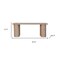 Homeroots 47in Brown Solid Wood Storage Bench With Cabinet 718248 - alternate 10