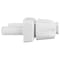 Dura Faucet Used For Shower NonMetallic Quick Connector Connection White Must Also Use Part Number DFSA187 DF-SA180-WT - alternate 4