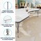 Flash Furniture Wren 96 in x 48 in Kidney Adjustable Height Activity Table, Thermal Laminate Top, Short Legs, White XU-A4896-KIDNY-WHT-T-P-GG - alternate 10