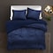 Homeroots Navy Blue King Polyester 180 Thread Count Washable Down Comforter Set 528946 - alternate 8
