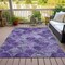 Homeroots 10' X 14' Purple Lilac And Lavender Abstract Washable Indoor Outdoor Area Rug 577684 - alternate 9