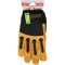 Kinco Pro Foreman Mens XL Black & Tan Suede Synthetic Leather Work Glove 2035-XL - alternate 1