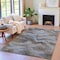 Homeroots 5' X 8' Taupe And Ivory Abstract Washable Indoor Outdoor Area Rug 631324 - alternate 9