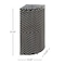 Happimess Chloe 15.56-Gallon All-Weather Wicker/Metal Corner Hideaway Outdoor Trash Can, Dark Navy/White HPM1200E - alternate 11