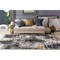 World Rug Gallery Adare Contemporary Abstract Area Rug 4 ft x 6 ft Yellow 977YELLOW4X6 - alternate 1
