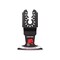 Freud Oscillating Blade 2-1/2in W Bi-Metal Curved Contact Edge Clean Wood DOU250JBW - alternate 17