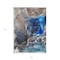 Homeroots 3' X 5' Blue Abstract Washable Non Skid Indoor Outdoor Area Rug 559652 - alternate 9