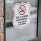 Signmission No Smoking Shield Sign This Is A Smoke F, 4 inch X 4 inch, Vinyl Decal, 2PK SHI-D-2PACK-4-402 - alternate 5