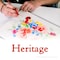 Princeton Heritage Brush Set, Synthetic Bristles, Short Handle Watercolor Paintbrush, Scarlet, 4-Piece Set P4050SET200 - alternate 5