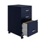 Space Solutions 14.25 in W 3 Drawer Mobile Vertical File Cabinet, Navy 24430 - alternate 16