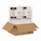Dart Compostable Molded Fiber Hinged Trays, ProPlanet Seal, 9.14 x 9 x 2.98, Natural, 200PK 90FBRHT1 - alternate 11