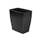 Idesign Wastebasket Mono 13 gal Black Plastic Rectangular Black 64772 - alternate 1