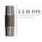 Ace Trading - Nipple 1/2 in. MIP each X 1/2 in. D MIP Black Steel 2-1/2 in. L Nipple 300UP12X212 - alternate 8