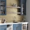 Apollo Tile Skosh 11.6inx11.6in Glossy Satin Sheen Gold Glass Mosaic Wall and Floor Tile 18.69 sqft/case, 10PK APLNB88YL332A - alternate 10