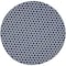 Homeroots 8' Navy Blue And Ivory Geometric Indoor Outdoor Area Rug 556334 - alternate 1