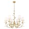 Z-Lite Aslin Gold Leaf 6 Light Chandelier 830-31GLF - alternate 6