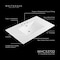 Whitehaus Collection 37 in Countertop Vanity Sink with Integrated Rectangular Bowl, Faucet Drilling and Overflow WHCS3722-3H - alternate 7