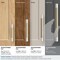 Amerock Esquire 8 in 203 mm Center-to-Center Polished Nickel / Golden Champagne Cabinet Pull BP36562PNBBZ - alternate 5