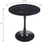 Leisuremod Bristol Round MDF Dining Table - Pedestal Base Kitchen Table, Modern Style BTBL-B35BLMT - alternate 8