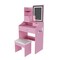 Homeroots 24" Pink Wood Lighted Two Drawer Dresser 714265 - alternate 1